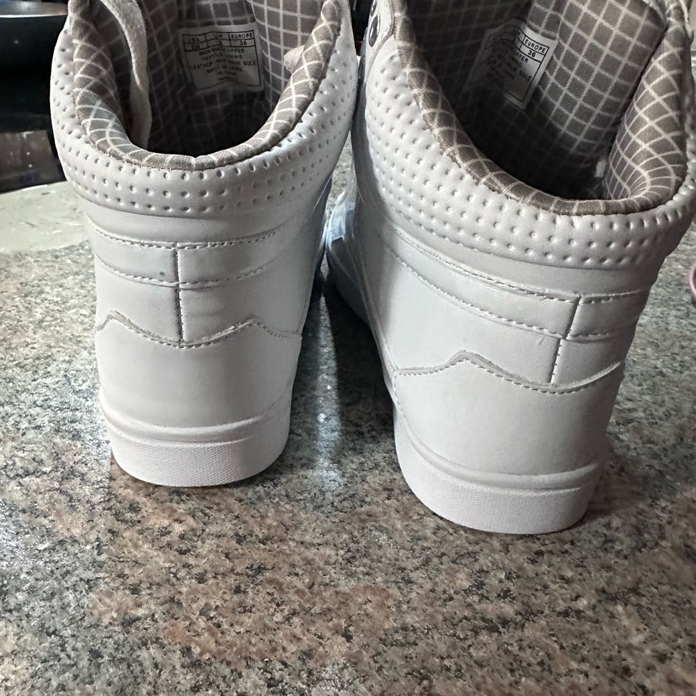 Pastry Girl Grid Youth High Top Sneakers